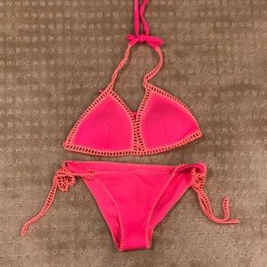 Like new hot pink VS bikini